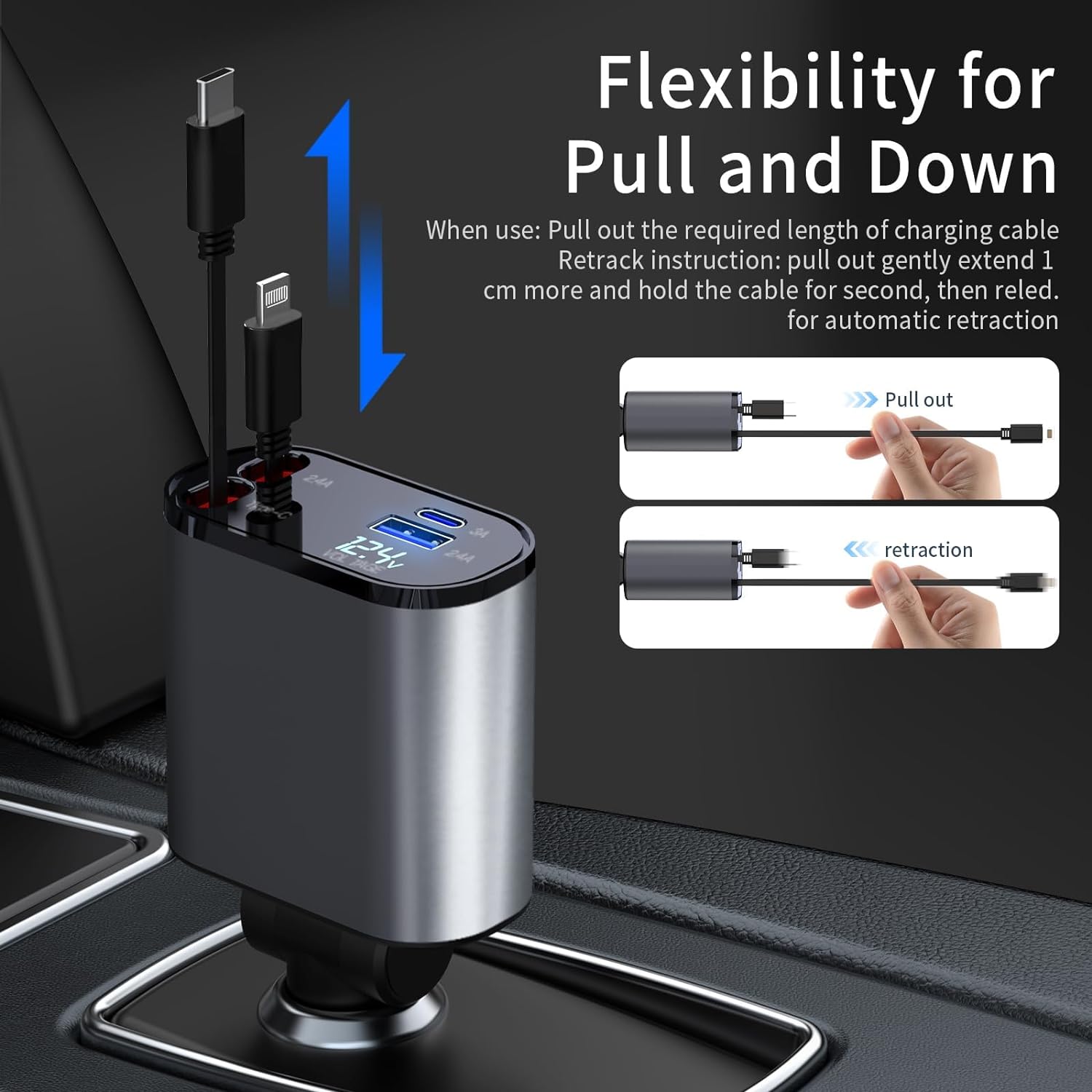 Auto Swift  Retractable Charger