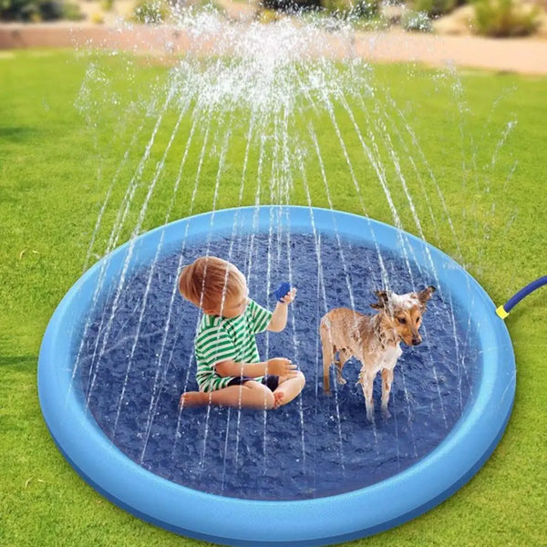 Smmer Dog Toy Splash Sprinkler Pad