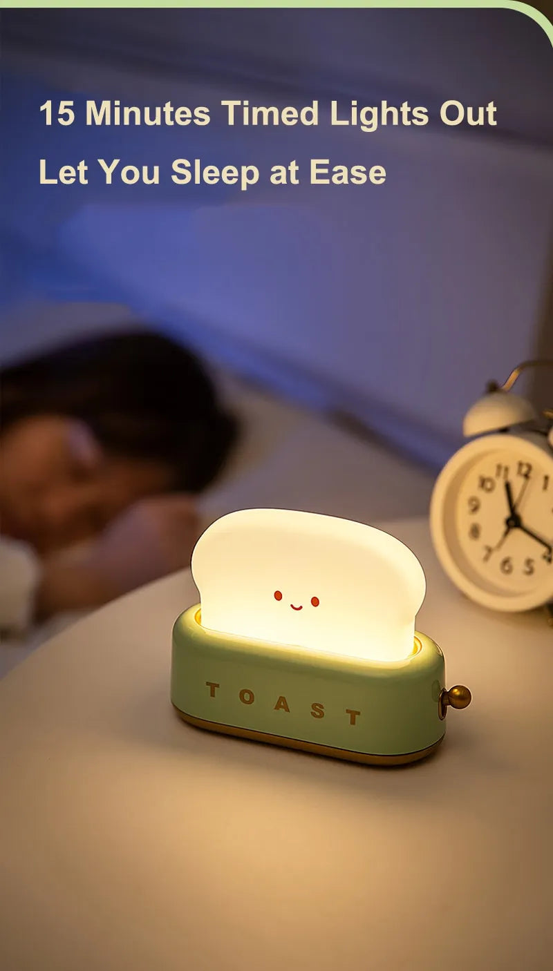 Dreamy Nights LED: Children's Sleep Enhanced Twilight Toast Light