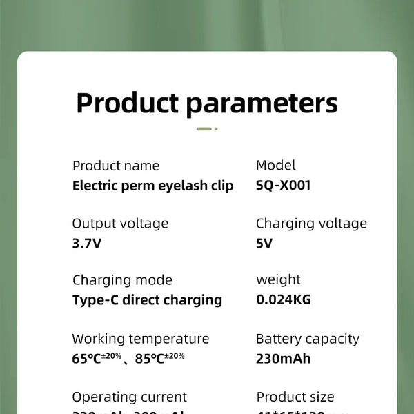 Electric Eyelash Curler USB Charging