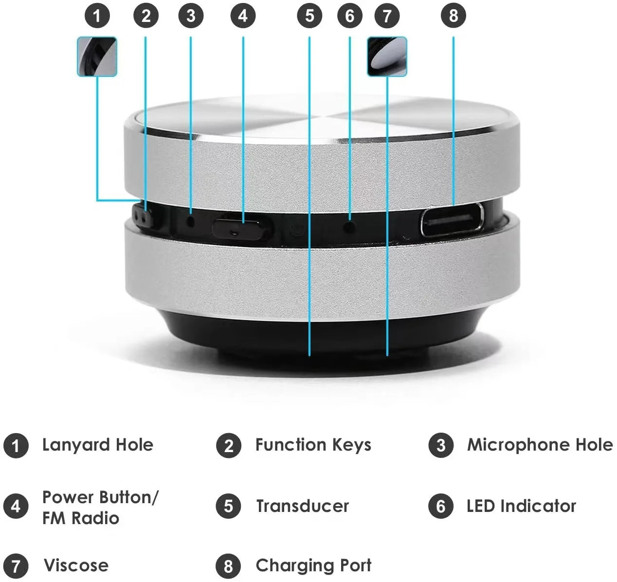 Bone Conduction Bluetooth Speaker